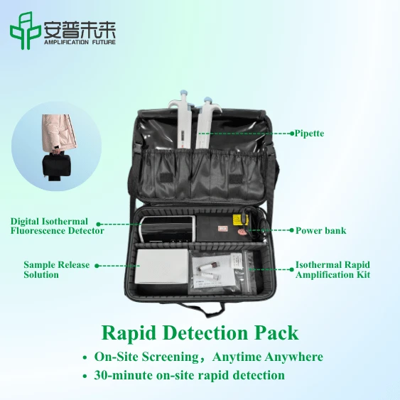 Paquete de detección rápida en el sitio acuático